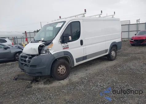 2017 Ram Promaster 1500 Low Roof 136 Wb z USA, uszkodzony, nr VIN 3C6TRVAG2HE516835